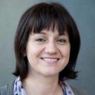 Woman with bangs